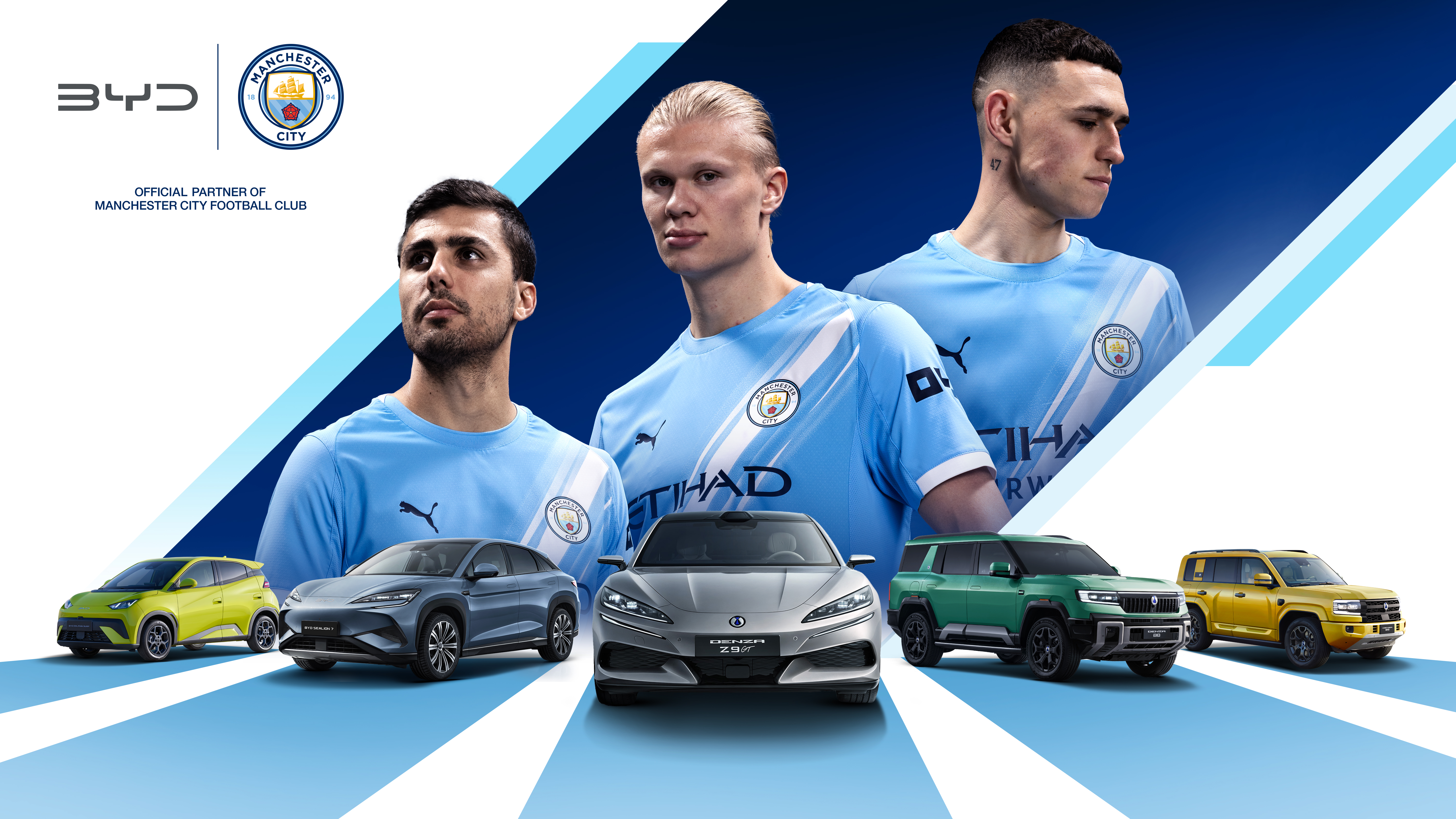 BYD becomes an official partner of Manchester City Football Club